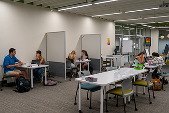 Students studying in the ALTC