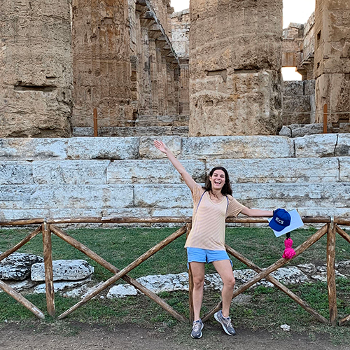 Renée Trepagnier in Crete