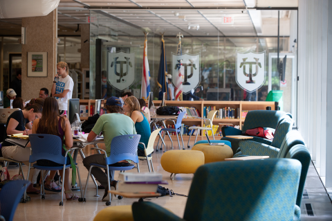 Students in Library